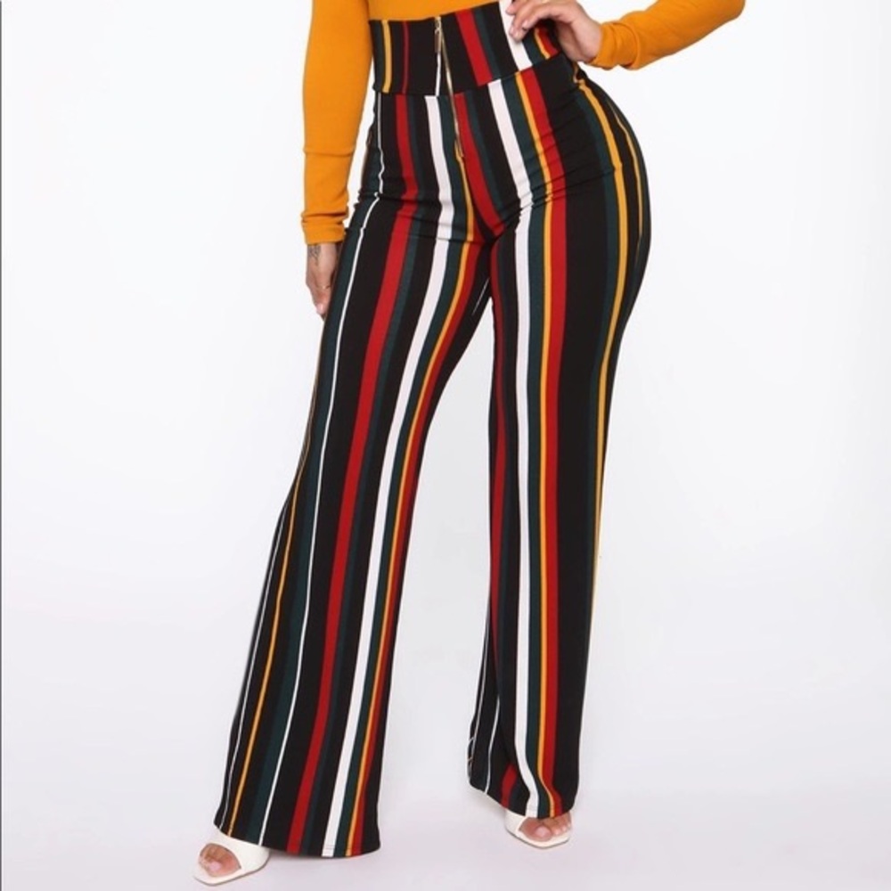 Helene Stripe Pants Fashionnova